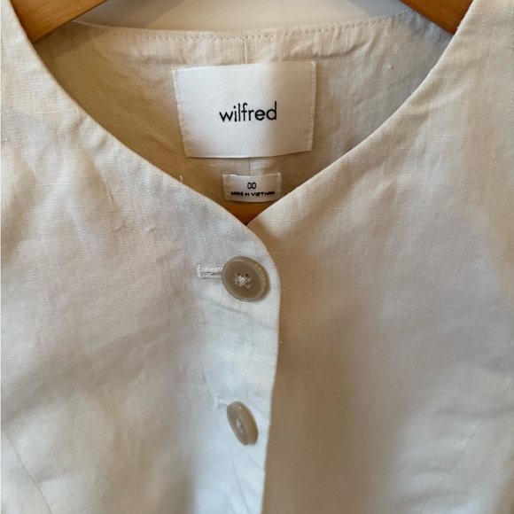 Wilfred Linen Vest – Size 00 - Picture 3 of 4